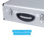 FRANKEN Moderationskoffer Profi, Moderatorenkoffer mit Inhalt, Über 2.500 Teile für Schulungen und Meetings, Mit Griff und Schultergurt, Aluminium, UMK