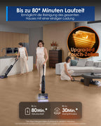 Tineco FLOOR ONE S7 Stretch Steam Nass Trockensauger 160 °C HyperSteam Dampfreiniger, 80 Min Laufzeit, DualBlock Anti-Tangle, FlashDry Selbstreinigung, Dreiseitige Kantenreinigung, hartnäckige Flecken