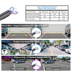 PARKVISION Rückfahrkamera Auto Flexible Einbaulage erlaubt Rückfahrkamera Nachrüsten mit invertiertem Bild vertikally und Parklinie optional