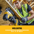 DEWALT 18 V XR bürstenlose Stichsäge mit Handgriff, nur Werkzeug, DCS335N-XJ
