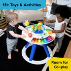 Baby Einstein, Around We Grow 4-in-1 Spieltisch & Lauflernhilfe mit Lichtern & Musik, Lauflernwagen mit Spielstation,15 Aktivität Spielzeug, 360° drehender Sitz, höhenverstellbar, Kinder ab 6 Monaten