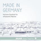 Julius Zöllner 1550090400 - Wiegenmatratze (eckig) Dr. Lübbe Air Plus, Mittel, 90 x 40 cm, Weiß