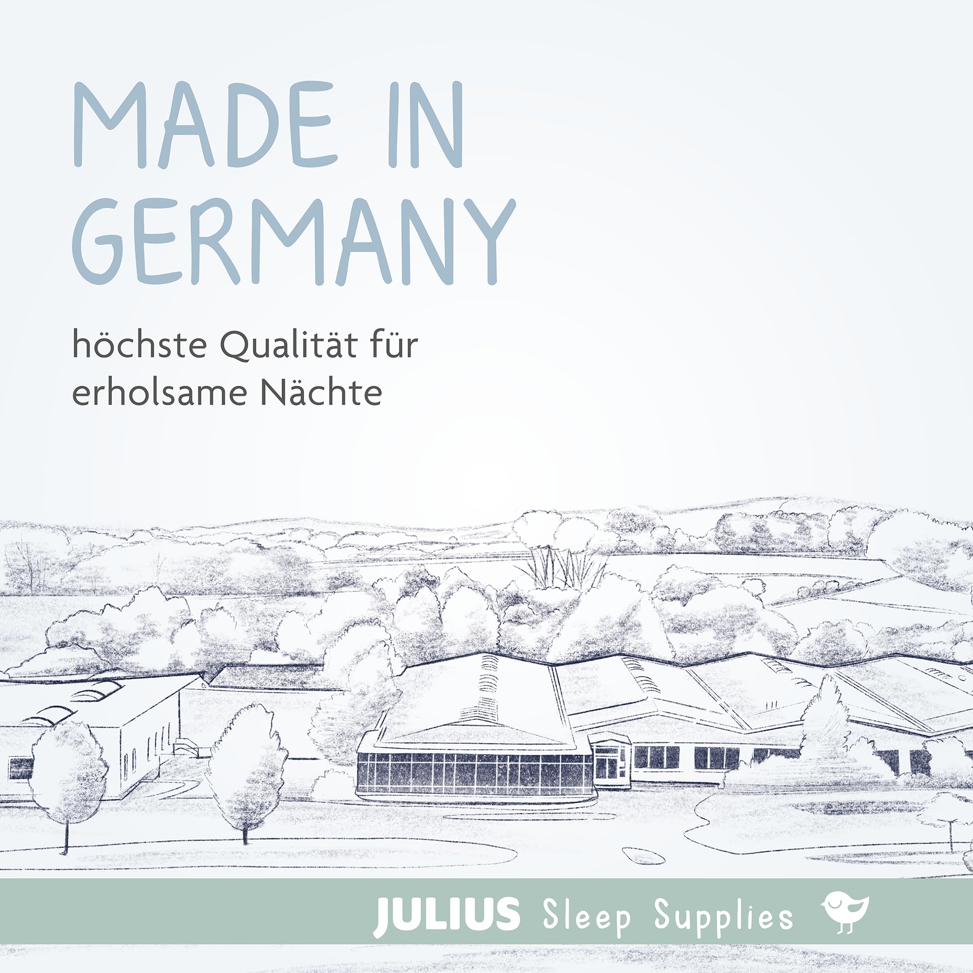 Julius Zöllner 1550090400 - Wiegenmatratze (eckig) Dr. Lübbe Air Plus, Mittel, 90 x 40 cm, Weiß