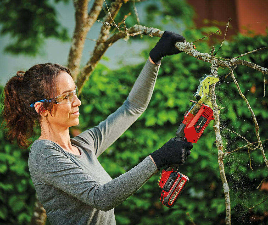 Einhell Akku-Astsäge GE-GS 18/150 Li-Solo Power X-Change (18V, 100 mm max. Schnittstärke 20 mm Hubhöhe, abnehmbarer Astbügel, inkl. 2x Sägeblatt, ohne Akku)