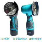 Mini Winkelschleifer,16.8V Akku Mini Flex 28000 rpm/76mm,Professional Mini Akku Winkelschleifer Set Geeignet zum Schneiden und Polieren