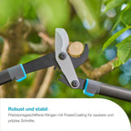 Gardena Astschere EnergyCut Pro L, Bypass-Astschere für grünes, frisches Holz, 50 mm Schnittdurchmesser, präzisionsgeschliffene Klingen, leichtes Design, ergonomische Griffe (12051-88)