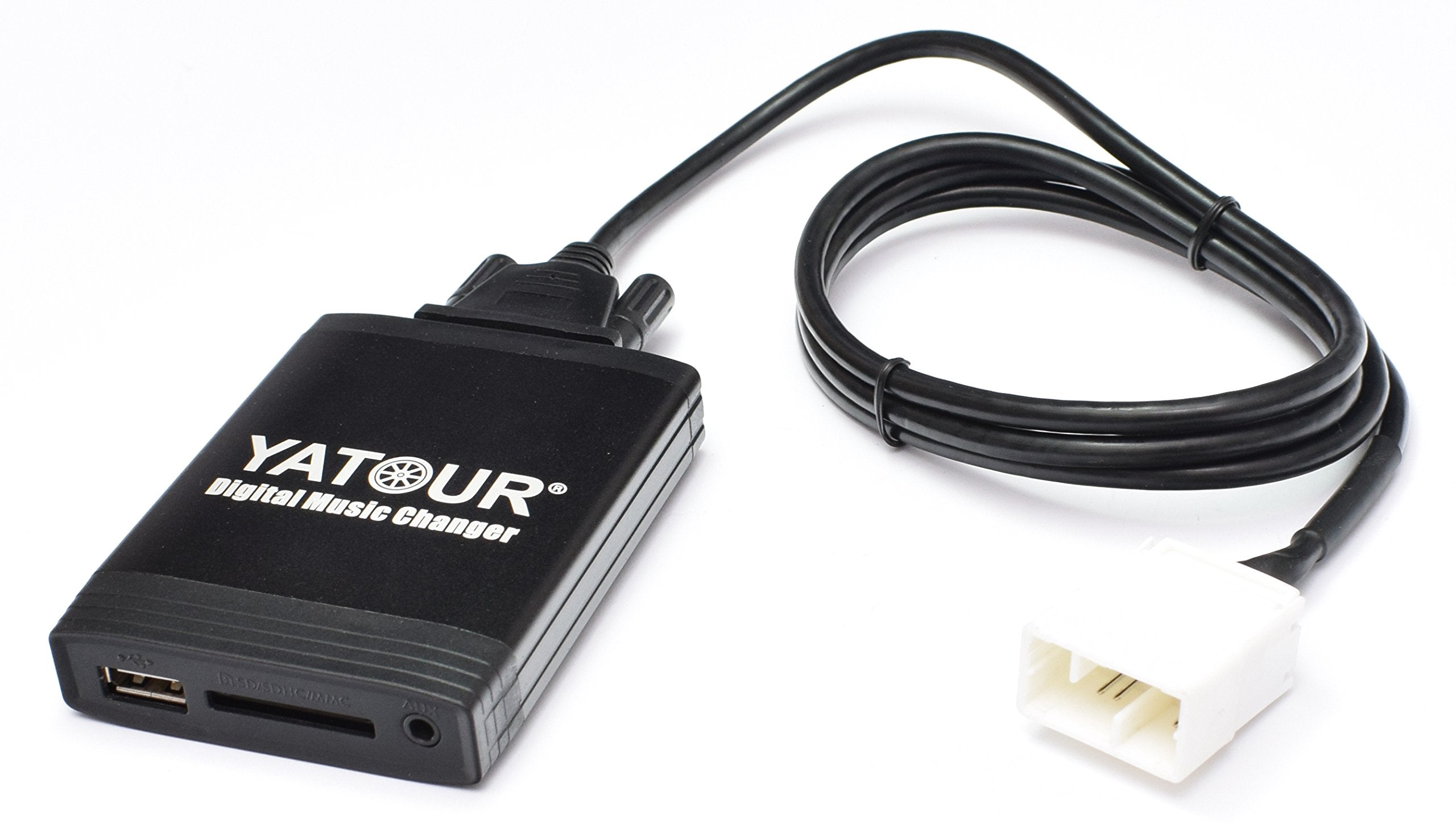 Yatour YTM06-HON2F Adapter für USB, SD, AUX kompatibel mit Honda Goldwing GL1800 SC47 Autoradio Cd Wechsler, MP3, audio