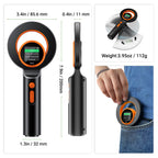 Tera Pet Mikrochip Lesegerät Scanner: Großes TFT-Display Wiederaufladbare 1800mAh Batterie RFID Tragbarer Tierchip ID Scanner Wiederaufladbarer Pet Katze Tag Scanner für ISO 11784/11785 FDX-B EMID H02