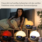 Lumie Bodyclock Shine 300 - Lichtwecker mit Radio, 15 Klängen und Einschlafsonnenuntergang