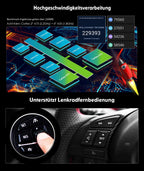 Erisin 8-Kern 4GB+64GB 7 Zoll Android 14 Autoradio GPS Navi DVD für VW Passat B6 T5 Golf 5/6 Polo 6R Tiguan Caddy T5 Jetta Seat Skoda Bluetooth CarPlay Android Auto WiFi 4G DSP DAB+ FM OBD2 CD Canbus