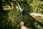 Fiskars Getriebe-Heckenschere HS52, Antihaftbeschichtet, Hochwertige Stahlklingen/Glasfaserverstärkter Kunststoff, Länge: 58,5 cm, Schwarz/Orange, Powerlever, 1001564