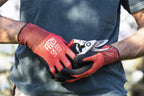 FELCO 7 Bypass-Gartenschere mit Rollgriff für Rechtshänder, ergonomisch für große Hände, 45 mm Stahlklinge, Schnitt bis 25 mm, Stoßdämpfer, geschmiedete Aluminiumgriffe, Swiss Made