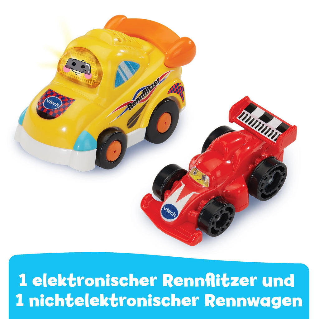 VTech Baby TUT TUT Baby Flitzer - Zickzack-Turm – Interaktives Spielset mit Rennwagen, Musik, spannenden Sätzen und Geräuschen – Für Kinder von 1-5 Jahren