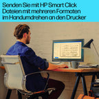 HP OfficeJet Pro 9730e A3-Multifunktionsdrucker, Drucken, Scannen und Kopieren bis A3, 6 Monate gratis drucken Instant Ink inklusive, Fax, WLAN, LAN, Duplex, Airprint, Grau-Weiß