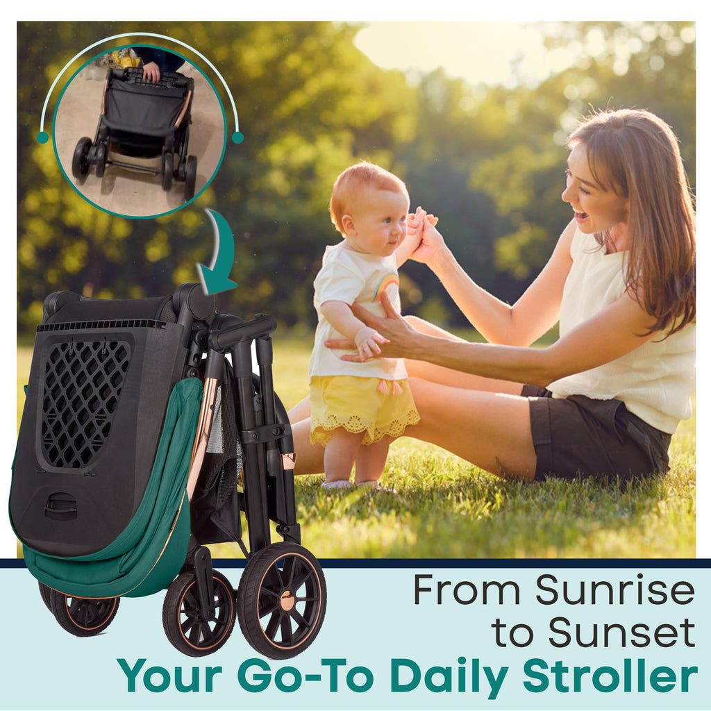 Lejoux+ Baby Pushchair (Green)