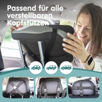 Onco 360° Baby Autospiegel - 2025 Vergleichssieger, 100% bruchsicher & rutschfest, 2024 & 2023 preisgekrönt, klares Sichtfeld, Spiegel Auto Baby Rückbank (17,5 x 24,5 cm)