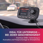 Albrecht DR 57 DAB+ Autoradio-Adapter, zum kabellosen Aufrüsten von KFZ-Radios, DAB+ & Musik-Streaming, inkl. Freisprechfunktion, 27257, schwarz