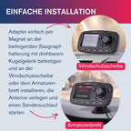 Albrecht DR 57 DAB+ Autoradio-Adapter, zum kabellosen Aufrüsten von KFZ-Radios, DAB+ & Musik-Streaming, inkl. Freisprechfunktion, 27257, schwarz