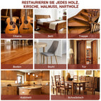 NYBQ Laminat Reparaturset, 24 Stück Holz Parkett Reparaturset Neuem Upgrade-Schmelzwerkzeug, 11 Farben Hartwachs für Holzkitt Vinylboden Holzböden Möbel Arbeitsplattet Reparatur set