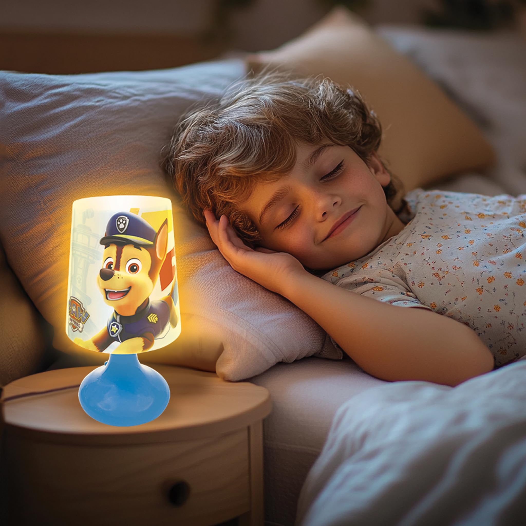 Lexibook - Paw Patrol - Nachttischlampe - Blau - MLT10PA