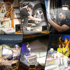 LED Baustrahler, T-SUN 60W 6000K Arbeitsleuchte mit 3 Modi, LED Arbeitsleuchte mit Stecker, IP66 Wasserdicht Baustrahler LED mit 4M Kabel, Tragbar Baustellenlampe für Werkstatt oder Baustelle,Garage