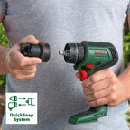 Bosch Akku-Schlagbohrschrauber AdvancedImpact 18V-80 QuickSnap (zum Bohren und Schrauben; 18V System; bürstenlos; 82 Nm; 13-mm-Bohrfutter; Zusatzhandgriff; ohne Akku)