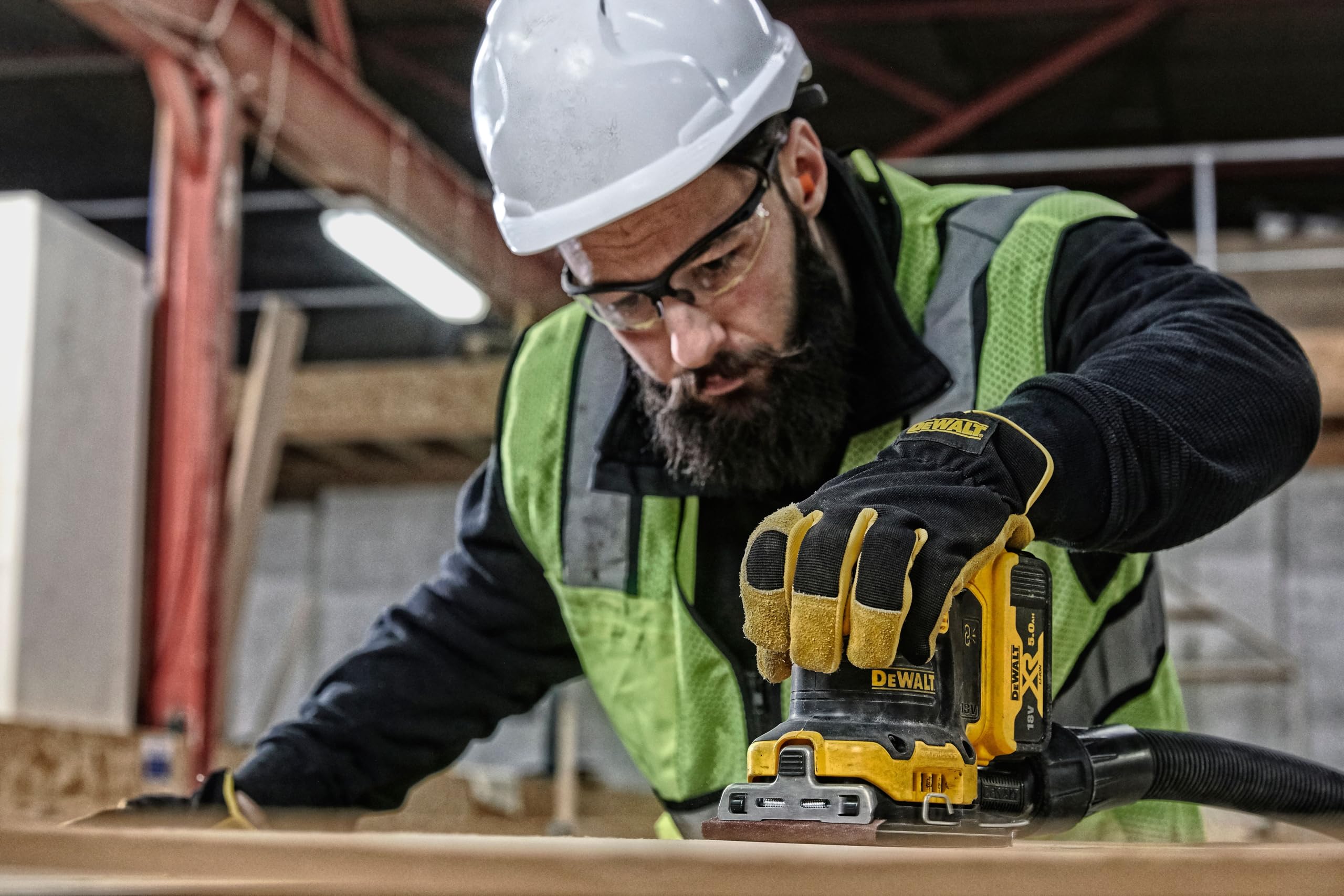 DEWALT DCW200N-XJ 18V XR Brushless 1/4 Blatt Handschleifer (blanke Einheit)