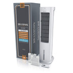 Brandson - Luftkühler mit Wasserkühlung - 5-in-1 - Verdunstungskühler, Luftbefeuchter, Ventilator & Luftreiniger, mobile Klimaanlage ohne Abluftschlauch - Preisträger 2025 - leise - 5L Wassertank