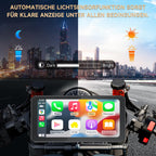 Spedal CL871 6.25" Motorrad CarPlay & Android Auto Bildschirm, Ganzkörper Wasserdicht, GPS Navigation für Motorrad, Bluetooth, Siri/G00gle Assistent (CL871)