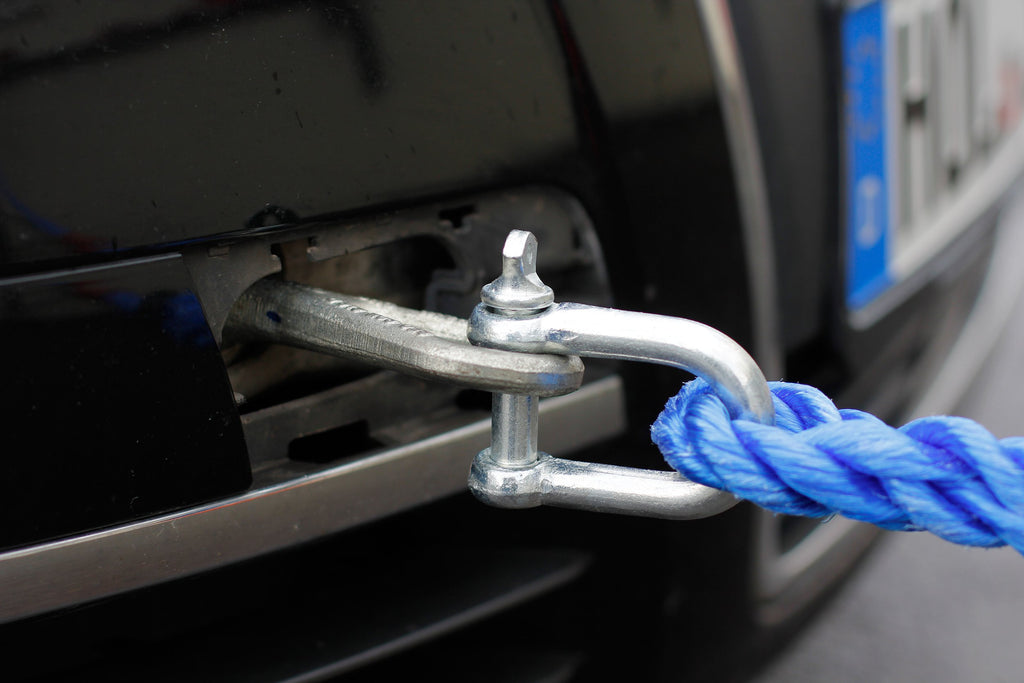 HP-Autozubehör 10295 Abschleppseil 4000kg Schäkel/Schäkel