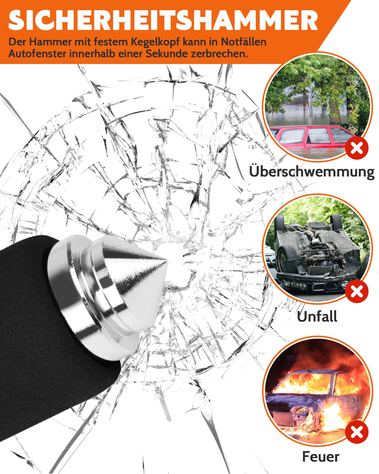 Tevlaphee Lenkradkralle, Lenkradschloss für Auto, Auto Diebstahlsicherung, Lenkradsperre Wohnmobil, Auto-Kralle als Wegfahrsperre, Universal(Schwarz)