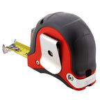 SOLA PRO-TM - Bandmaß 5m / 19mm - robustes Profi-Rollbandmaß mit Gürtelclip - Stahlband, gelb lackiert mit mm Skala - Genauigkeitsklasse I - Rollmeter mit beweglichem Endhaken - Länge 5m/19mm