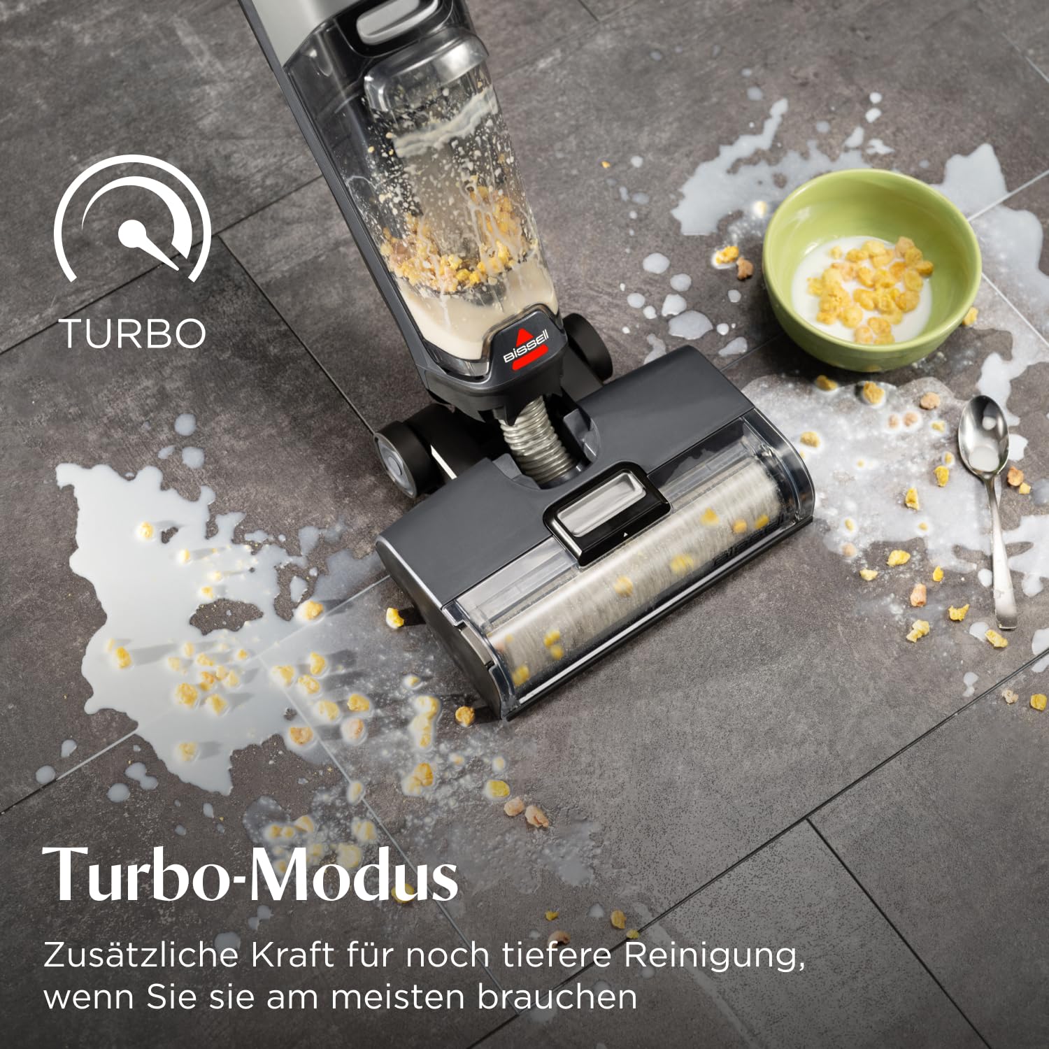 Bissell CrossWave OmniForce, Kabelloser Nass Trockensauger, Saugen & Wischen in Einem oder nur Saugen Modus, Nasssauger mit Hoher Leistung, Waschsauger, Saugwisher, 240m² Mehrflächenreinigung, 3912N