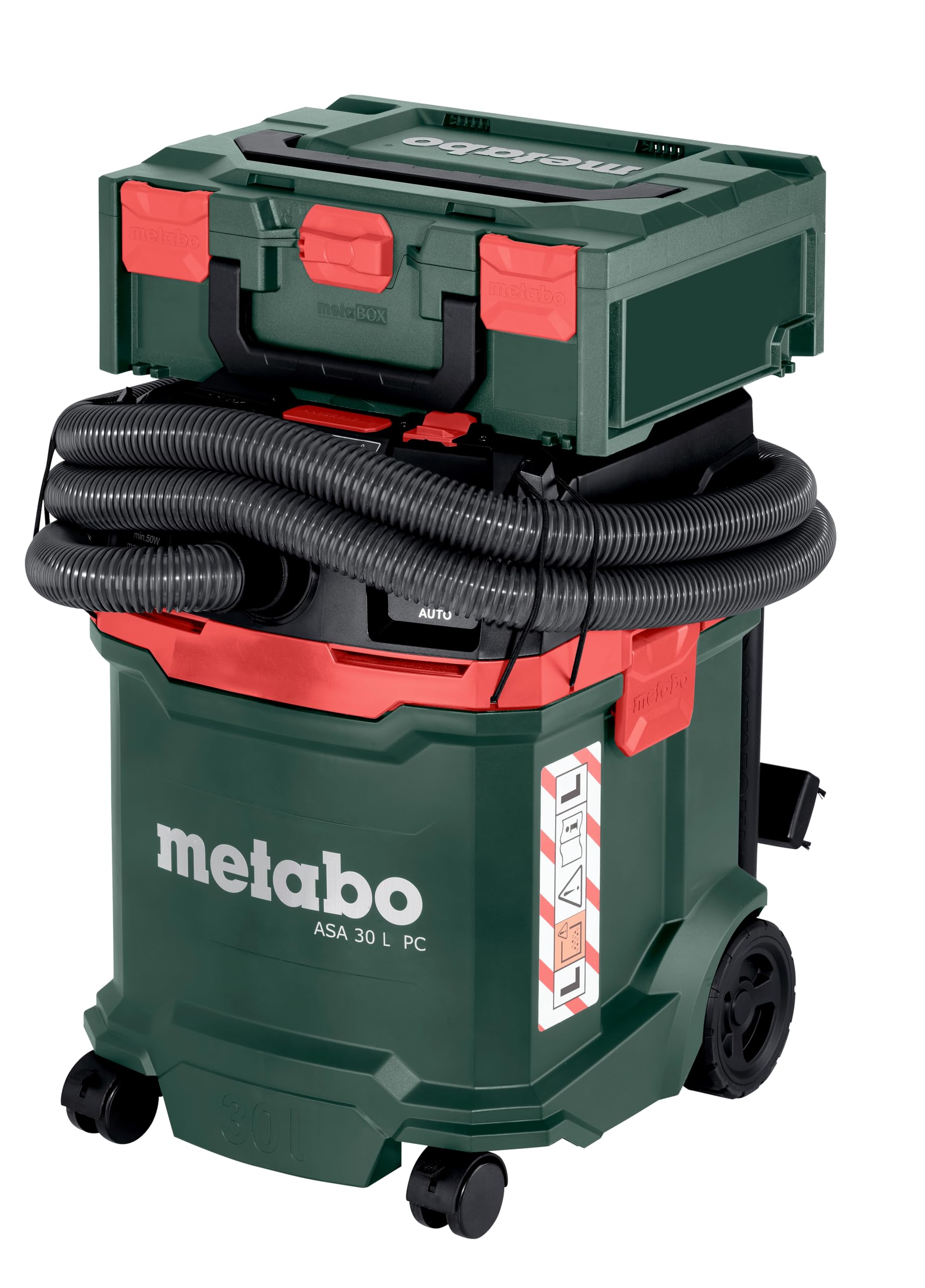 metabo ASA 30 L PC Allessauger – 602086000 – Nass-/Trockensauger mit integrierter Filterabreinigung – 5,5 m Kabellänge