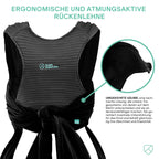 Koala Babycare Babytragetuch - Einfach anzuziehen - Elastisches Tragetuch bis zu 15 kg - Verstellbar und Unisex