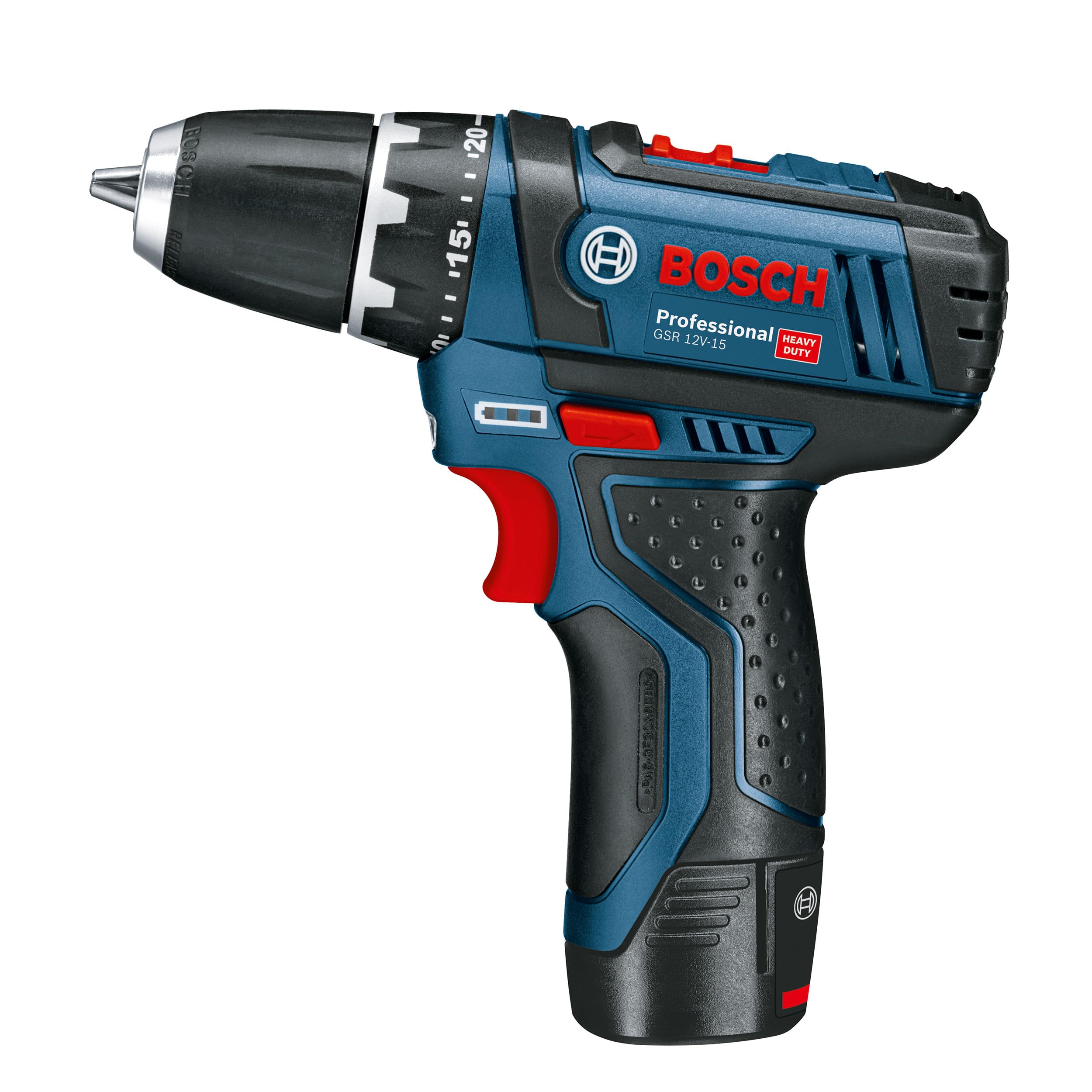 Bosch Professional 12V System Akku Bohrschrauber GSR 12V-15 (ohne Akku/ Ladegerät)