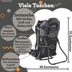 Luvdbaby Kraxe Kindertrage bis 18 Kg - Ergonomisch Kindertragerucksack für Kinder - Premium Toddler Carrier - Baby Tragerucksack - Babytrage Rückentrage Kleinkind - Rucksack mit Kindersitz