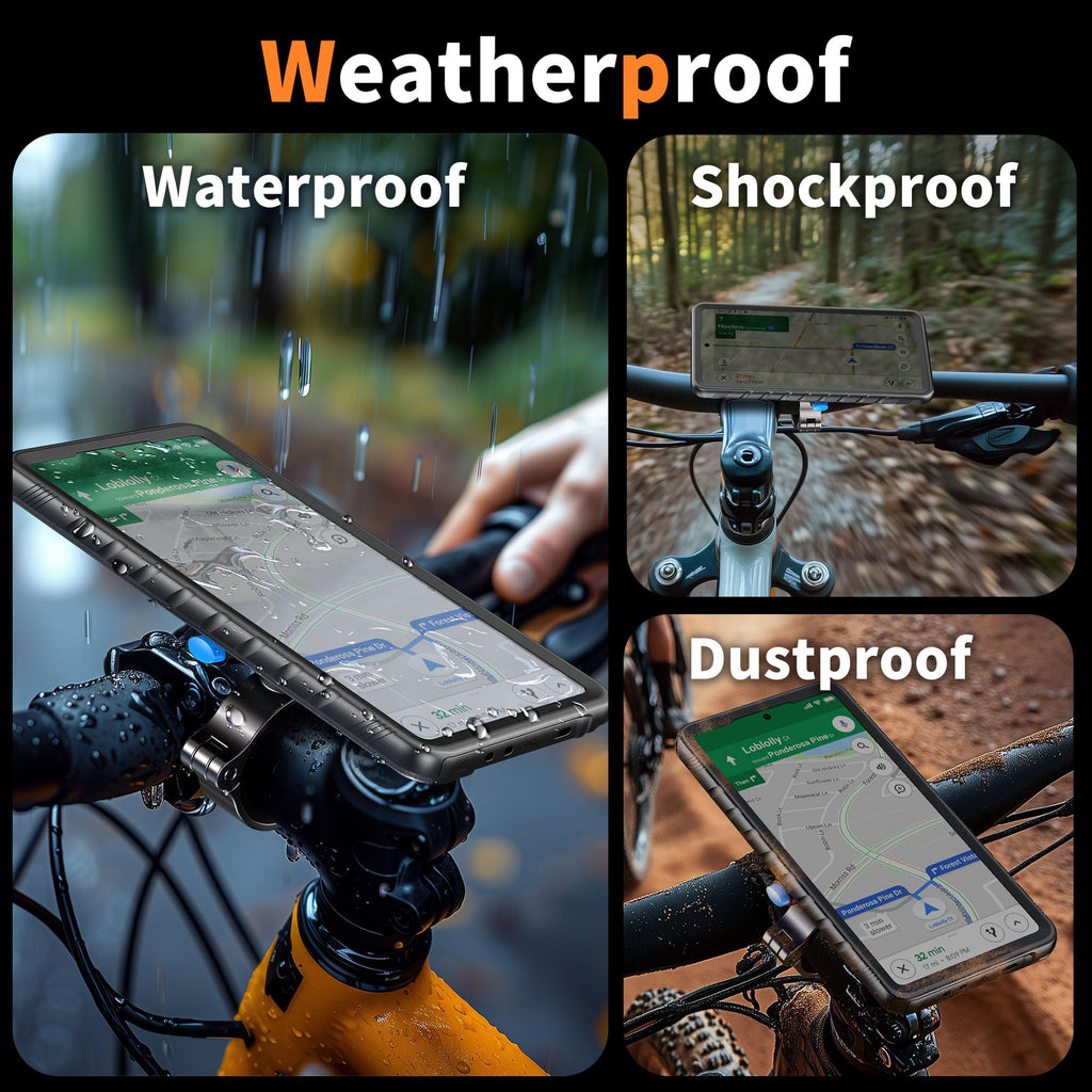 Cozycase 1 Sekunde zum Entsperren oder Verriegeln - Handyhalterung Fahrrad für Samsung Galaxy S25 Ultra Wasserdicht -Bike Phone Holder Mount Handy S 25 Halterung Motorrad Lenker Rennrad MTB Waterproof