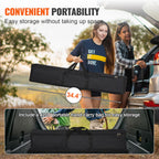 VEVOR Projektion Beamer Leinwand mit Ständer 150 Zoll HD 4K Outdoor Indoor Projektor Screen Schnelles Klappbare Tragbare Filmleinwand 16: 9 für Heimkino, Camping und Freizeitveranstaltungen Schwarz
