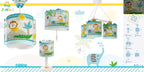 Dalber kinder Wandlampe, Kinderlampe Wandleuchte kinderzimmer tiere Dschungel My Little Jungle Löwen Elefanten Giraffen Krokodil, 76118, E27