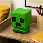 Paladone SquishyGlo Silikon-Lampe Creeper aus Minecraft, offiziell lizenziert, schnurlose, wiederaufladbare Gaming-Lampe für Kinder und Jugendliche, Schlafzimmerdekoration, Sammlerstück