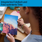 HP Envy Inspire 7220e Multifunktionsdrucker, Tintenstrahldrucker, 6 Monate gratis drucken Instant Ink inklusive, Drucken, Scannen, Kopieren, Fotodruck, DIN A4, WLAN, Airprint