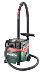 metabo Allessauger ASA 20 L PC -1200 W, 20 l Behälter, Staubklasse L - Nass-/Trockensauger mit integrierte Filterabreinigung, Gerätesteckdose, Antistatik, Mobil - 5,5 m Kabellänge
