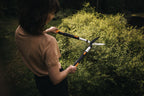 Fiskars SmartFit Teleskop-Heckenschere, Antihaftbeschichtet, Hochwertige Stahl-Klingen, Länge: 68 bis 93 cm, Schwarz/Orange, HS86, 1013565