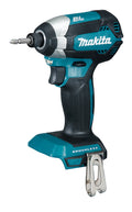 Makita Akku-Schlagschrauber (18 V, SystemKIT mit 1 Akku 1, 5 Ah, ohne Ladegerät, im MAKPAC) DTD153Y1J, türkis;schwarz, SystemKIT mit 1x Akku 1, 5 Ah