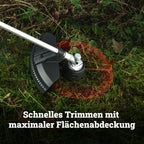 WORX WG084E.9 Akku-Sense 40V - Brushless Motor - 38 cm Trimmdurchmesser & 25,5 cm Messerdurchmesser - Zweihandgriff - Doppelfaden-System - leichtes & kompaktes Design - ohne Akku & Ladegerät