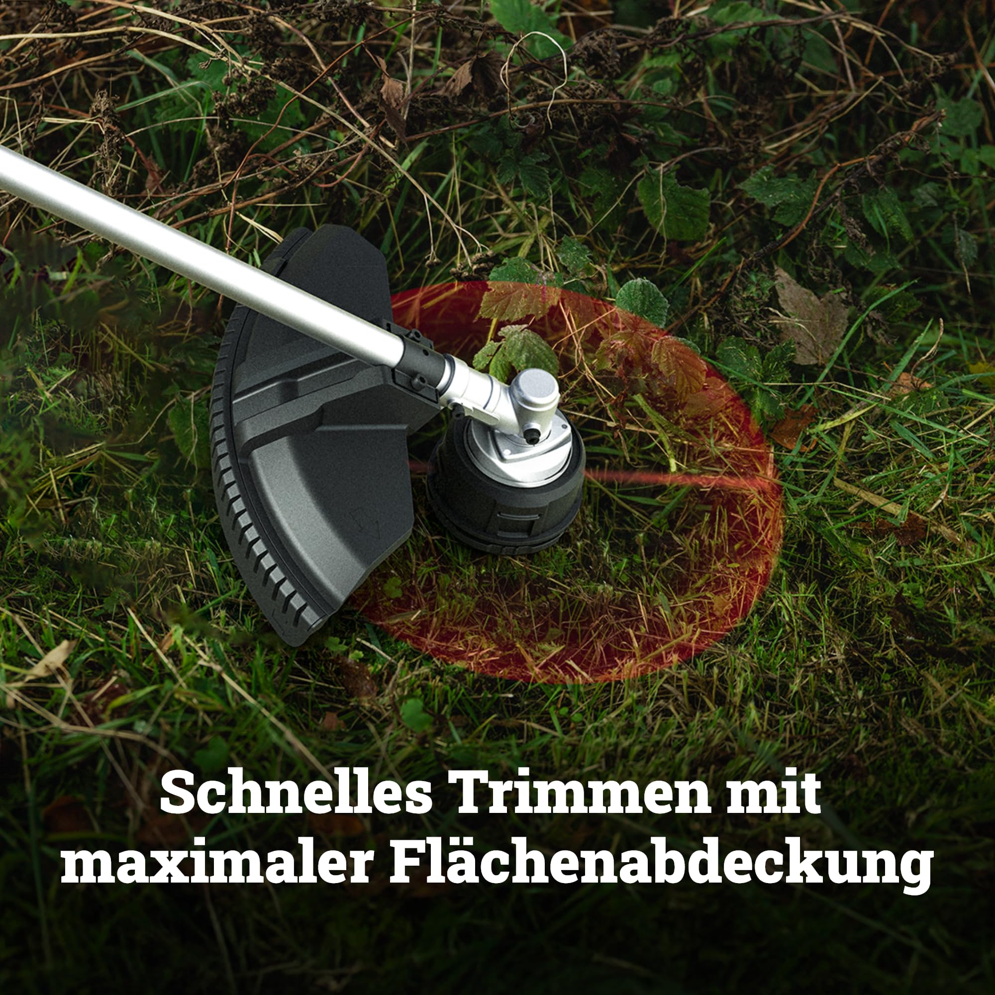 WORX WG084E.9 Akku-Sense 40V - Brushless Motor - 38 cm Trimmdurchmesser & 25,5 cm Messerdurchmesser - Zweihandgriff - Doppelfaden-System - leichtes & kompaktes Design - ohne Akku & Ladegerät