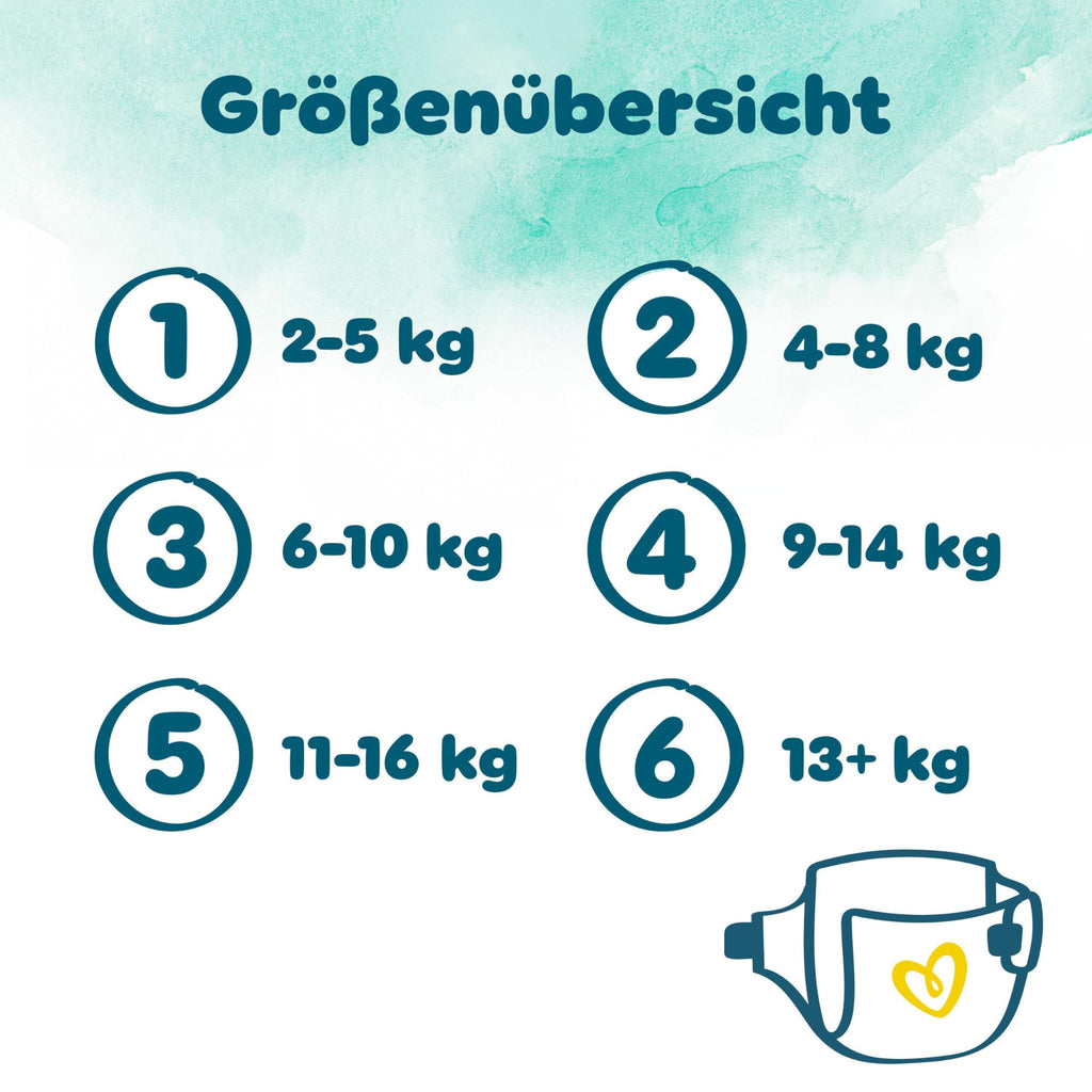 Pampers Harmonie Windeln Größe 4, 174 Windeln, 9kg-14kg, sanfter Hautschutz mit 100Prozent Pampers Schutz