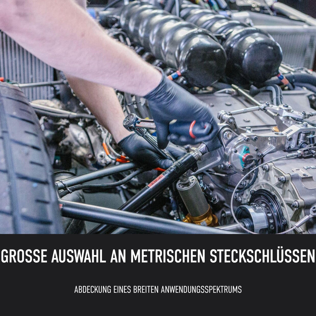 FACOM Kompletter Werkzeugkoffer mit 55 Steckschlüsseln, 2 Ratschen und 4 Hochleistungs-Verlängerungen, geliefert in der thermogeformten RS.161-2-Ablage