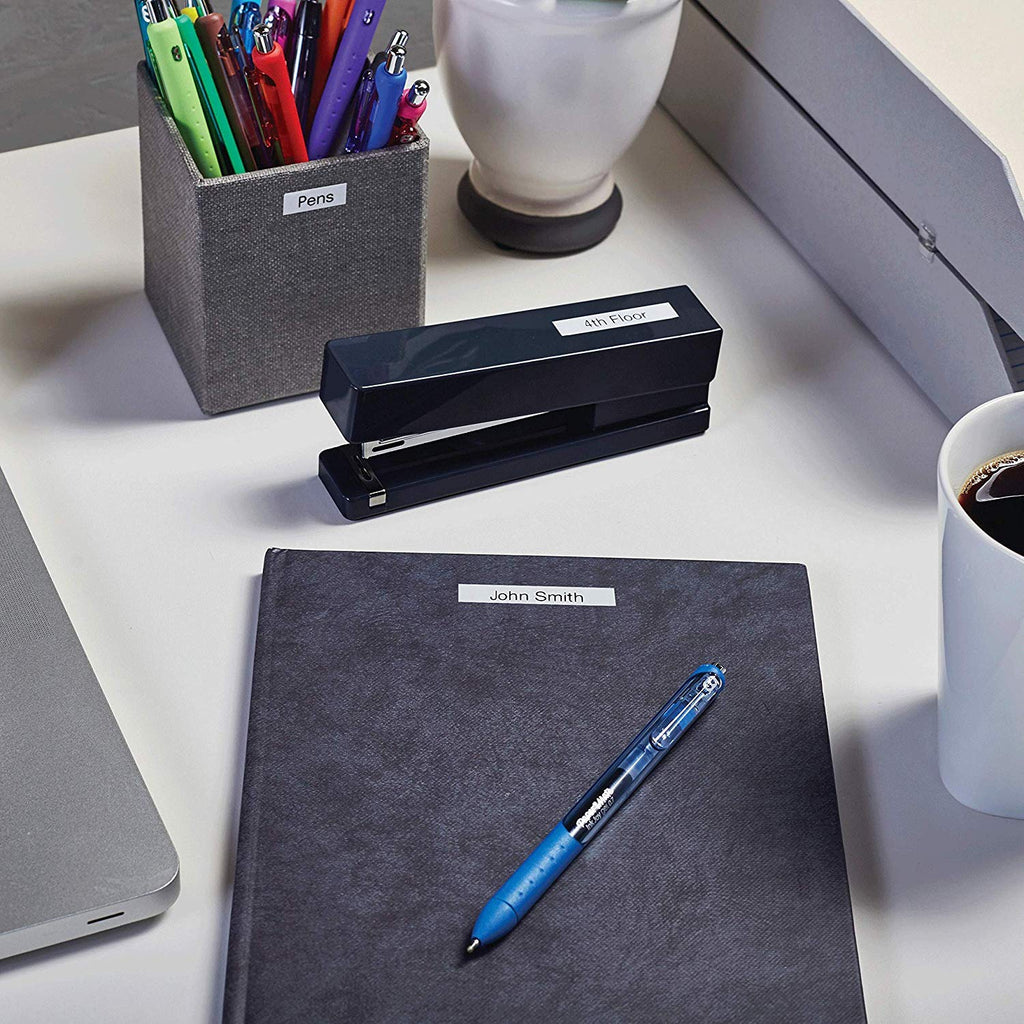 DYMO LabelManager 160 Grundset mit Beschriftungsgerät | Tragbarer Drucker mit 3 Rollen Etikettenband für DYMO D1 | AZERTY-Tastatur | Ideal für Büro oder Zuhause